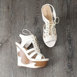 Shoedazzle imara Wedge Sandals